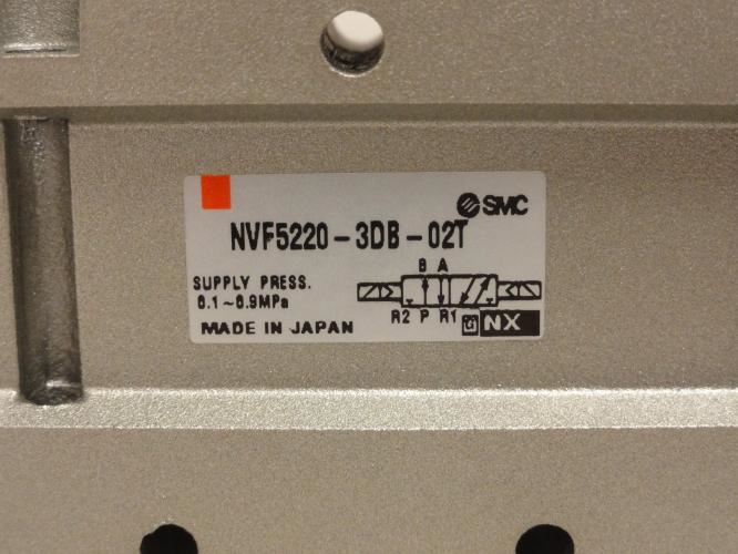 SMC NVF5220-3DB-02T; Solenoid Valve; 110/115VAC; 0.1-0.9MPa