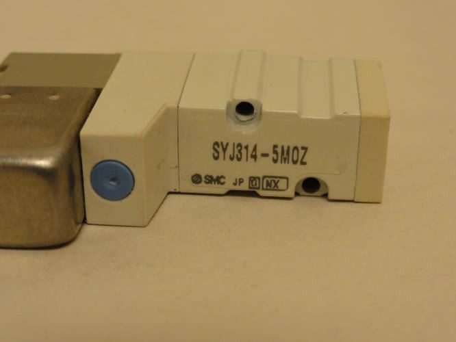 SMC SYJ314-5MOZ; Solenoid Valve; 3-Port; 24VDC; Base Mount