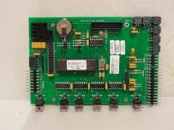 Label Aire 003110 3138; PC Card; Interface Control Board