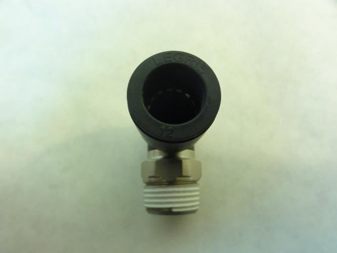 Legris 441930; Elbow Fitting; 12mm Hose OD; 3/8" BSPT