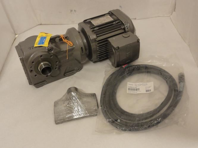 SEW KT47/TDRE90M4-I01; Gearmotor; 15:86 Ratio; 1-1/2Hp; 1750Rpm