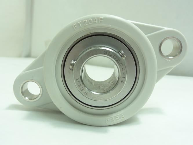 Peer UCFT204-12-PBT; Flange Bearing; 3/4"ID; 2-Bolt