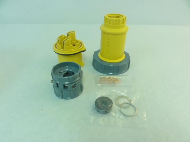 Mennekes ME-330P4W; Wiring Device Plug; 30A; 2P; 3W; 125VAC