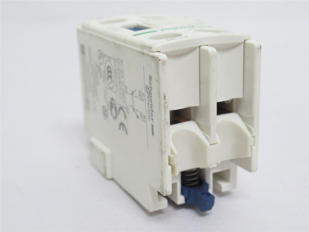 Schneider LADN11; Aux Contact Block; 10a; 600vac; 1-NO; 1-NC