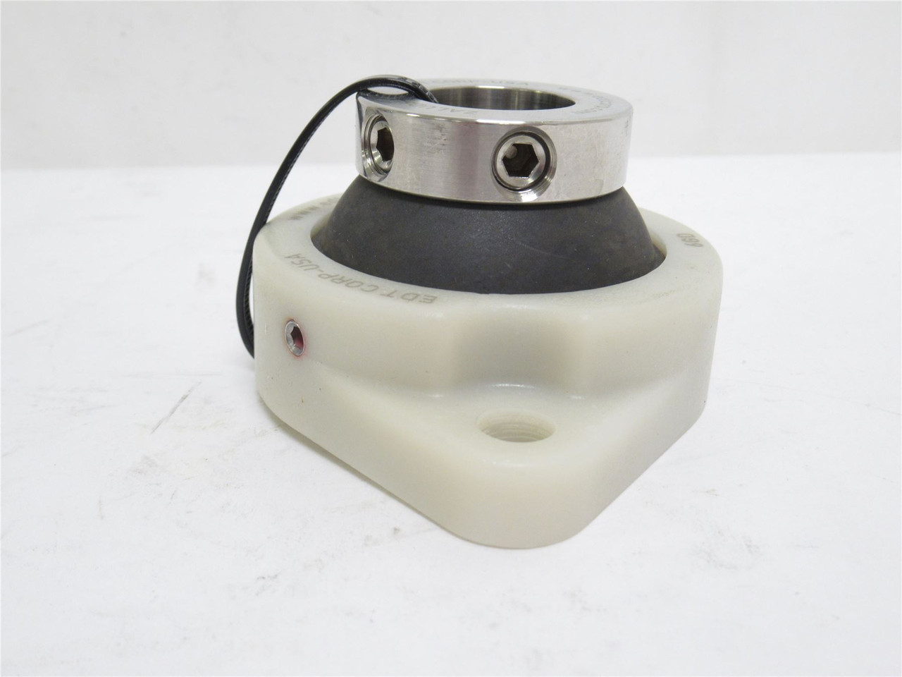 EDT QF6GD7-1; Flange Bearing; 1"ID; 2-Bolt; Collar Lock