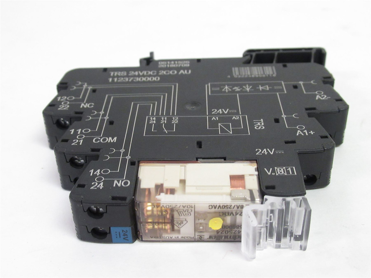 Weidmuller TRS 24VDC 2CO AU; Relay Module; 24VDC; 8A