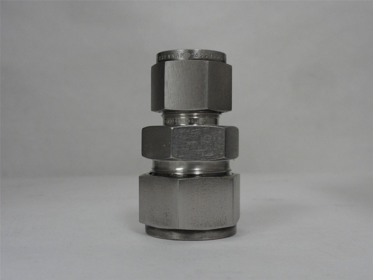 Brennan N2403-12-08-SS; Tube Fitting SS-316; 3/4" x 1/2" Tube