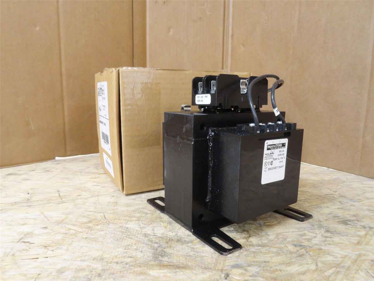 Micron B500MBT13NKF; Control Transformer; 500VA Sec: 115VAC