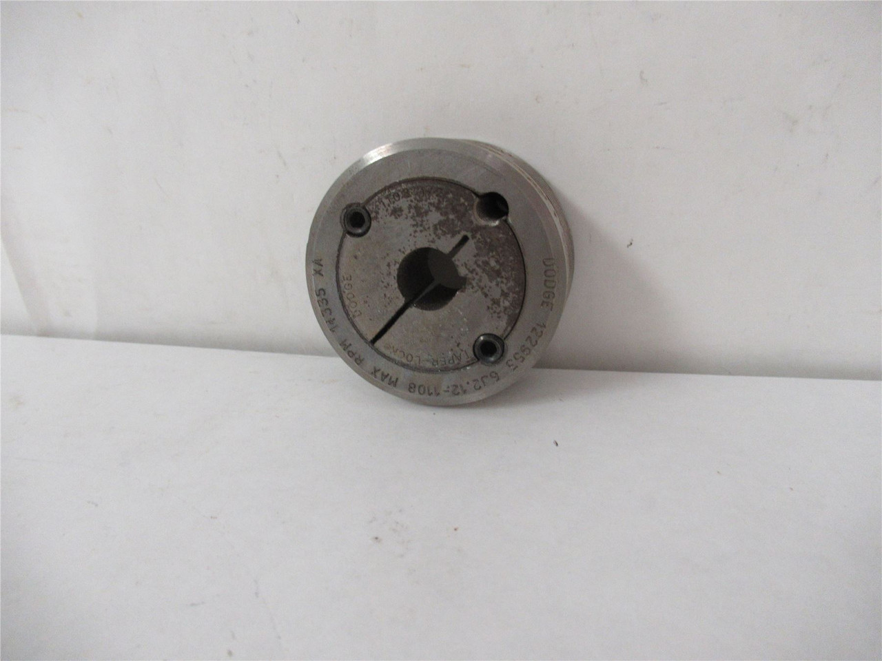 Dodge 122953 6J2.12-1108; Belt Pulley w/bushing 1/2"ID