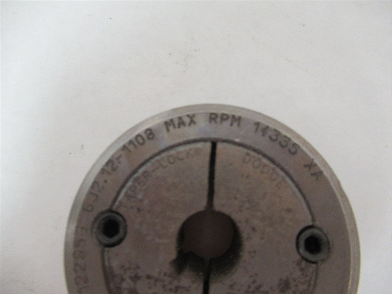 Dodge 122953 6J2.12-1108; Belt Pulley w/bushing 1/2"ID