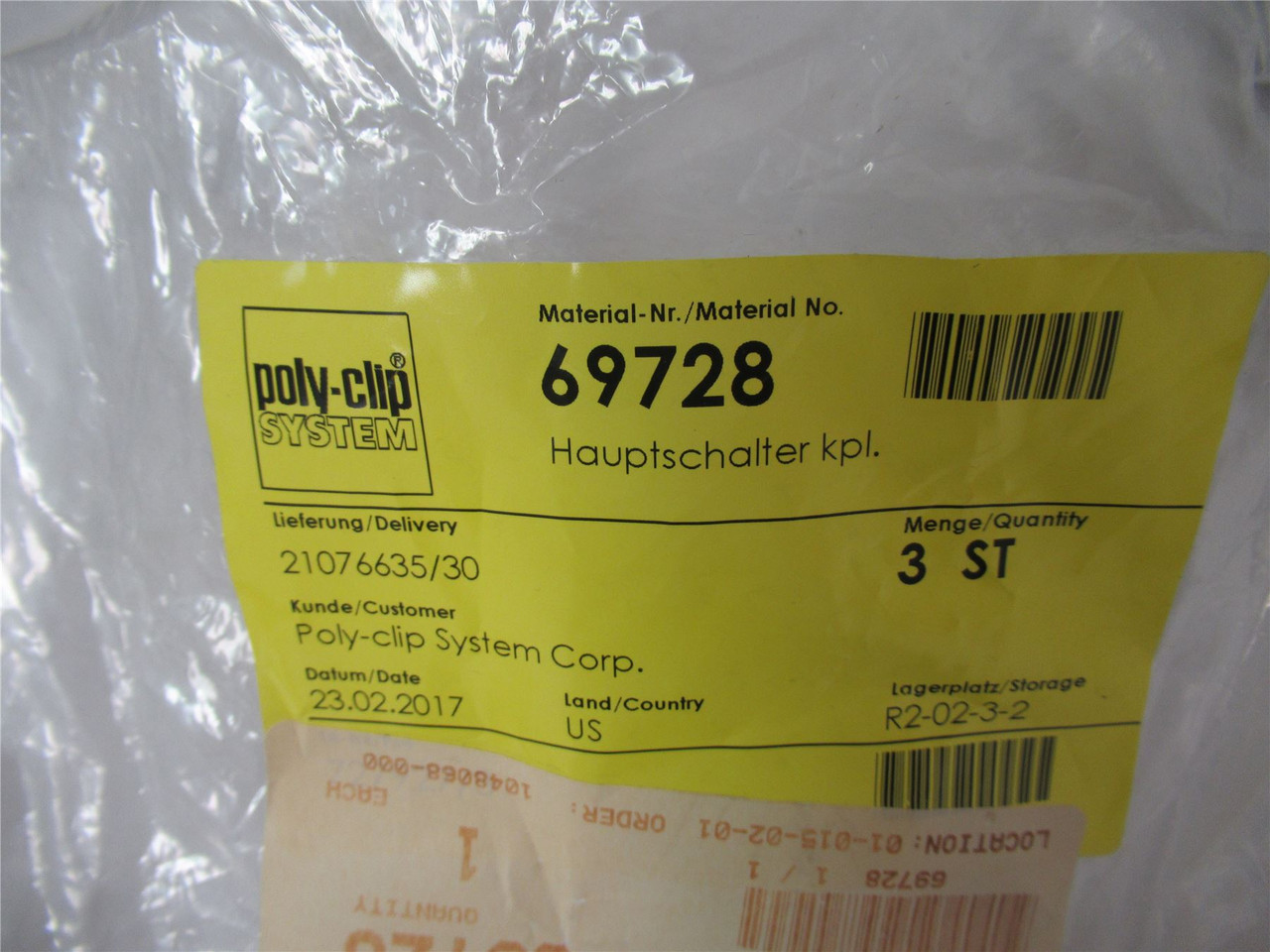 Poly Clip 69728; Industrial Switch