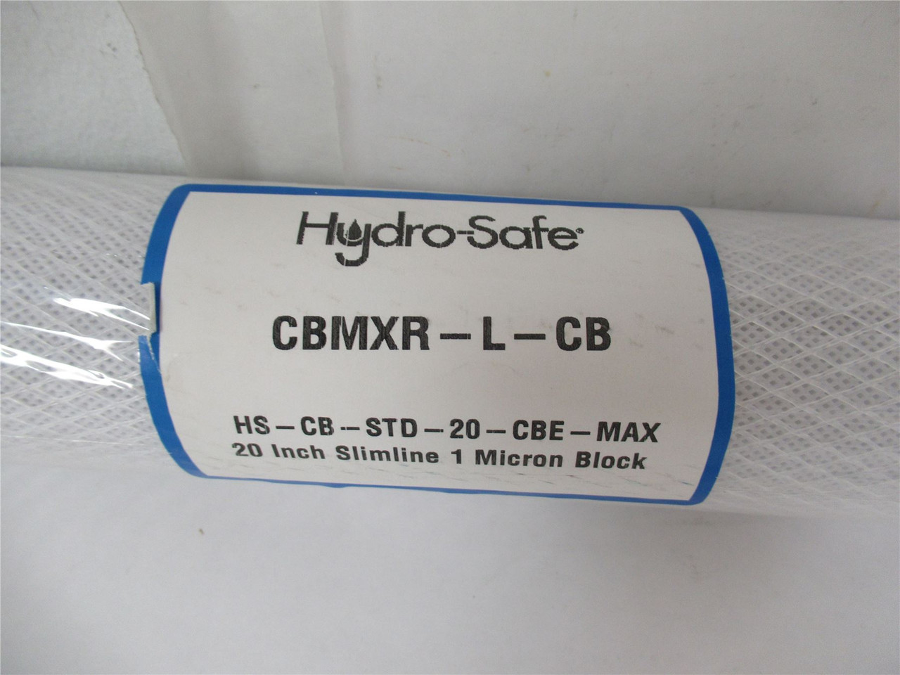 Hydro-Safe  CBMXR-L-CB; Water Filter 20" Slimline 1 Micron