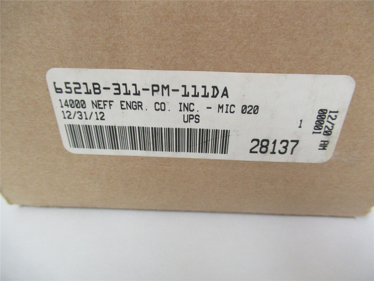MAC 6512B-311-PM-111DA; Solenoid Valve 4 Way 120V