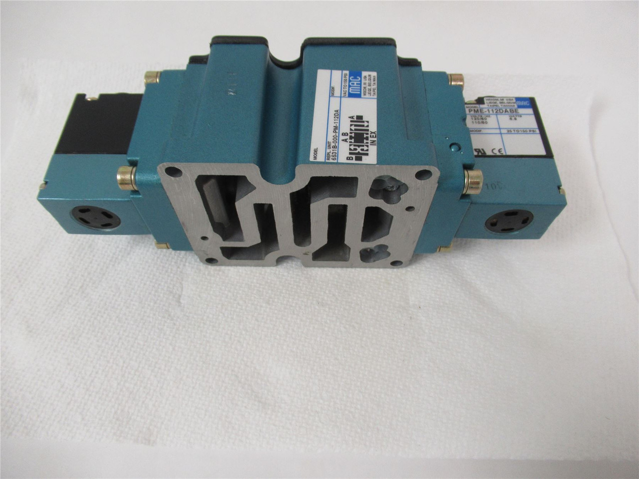 MAC 6512B-311-PM-111DA; Solenoid Valve 4 Way 120V