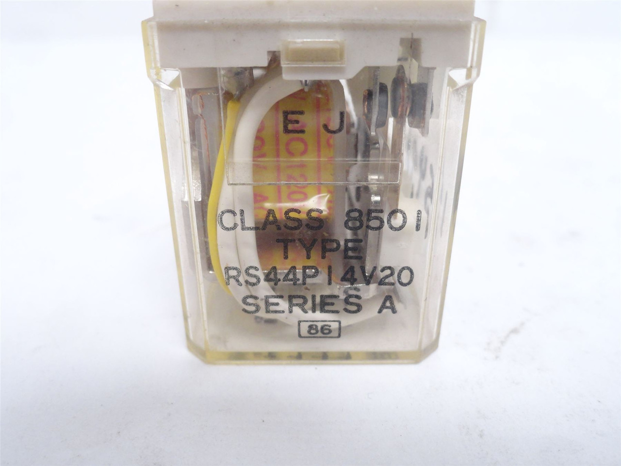 Square D 8501RS44P14V20; Power Relay 10A; 250VAC; Coil: 120VAC