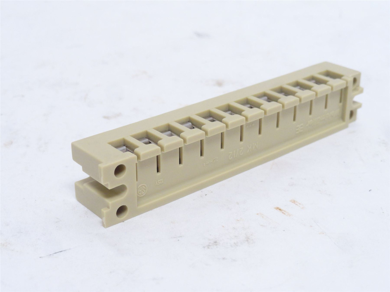Weidmuller 241260000; Terminal Block MK 2/12; 12-Position