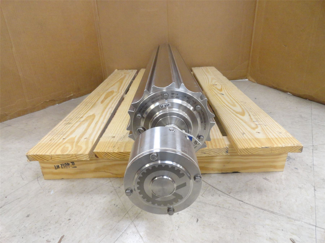VanDerGraaf TM138A30-410NB; AC Drum Motor 38-3/4" Belt Width