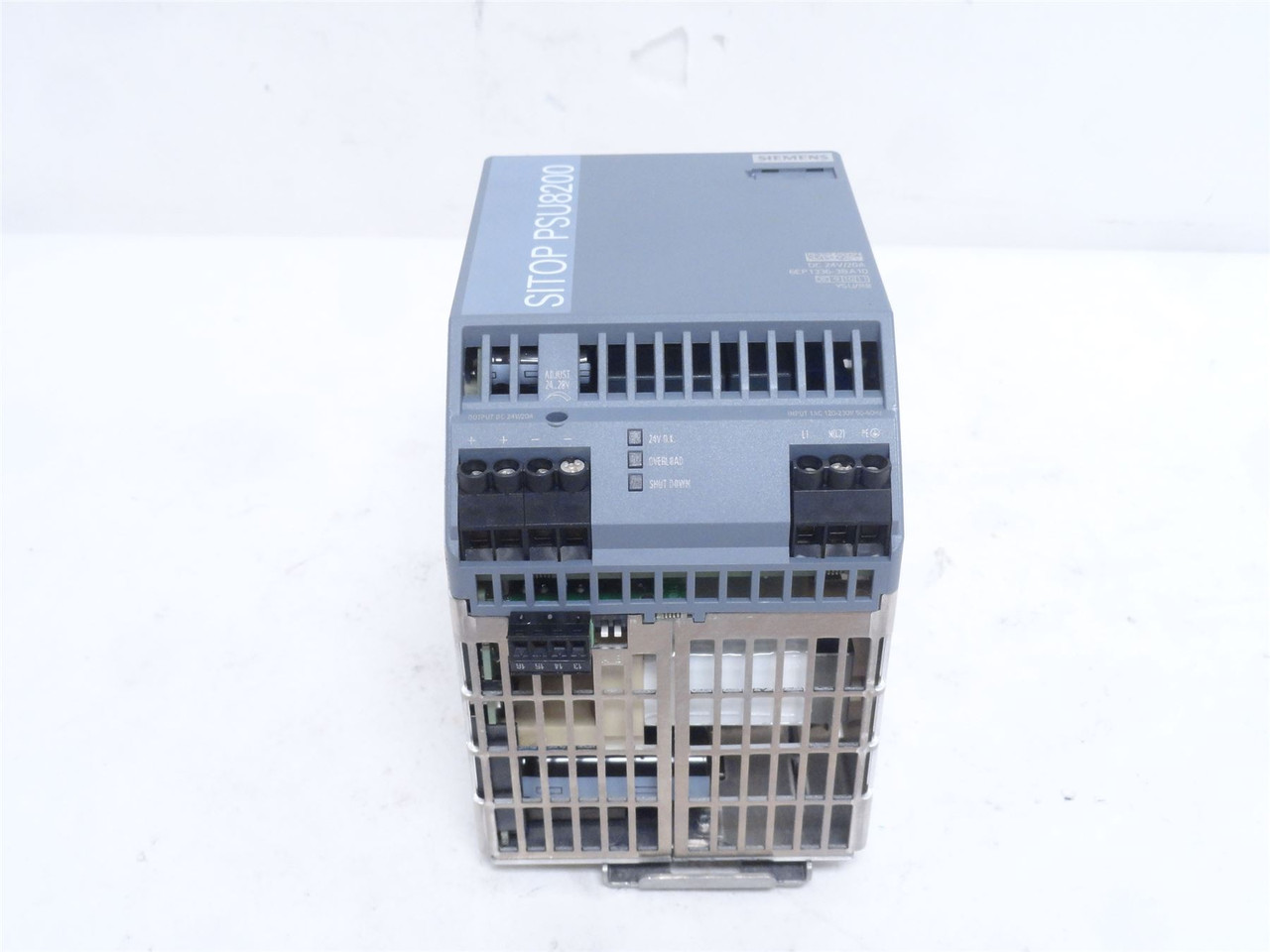 Siemens 6EP1336-3BA10; Power Supply; 120-230VAC In; 24VDC Out