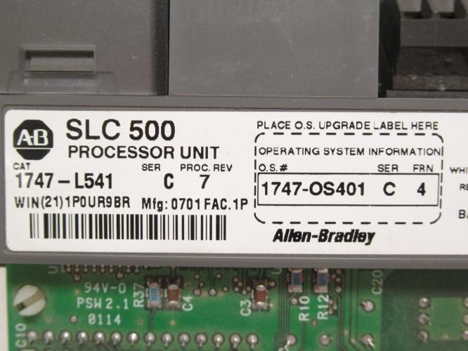 Allen-Bradley 1747-L541; Processor Unit; 5-24VDC; NO Key