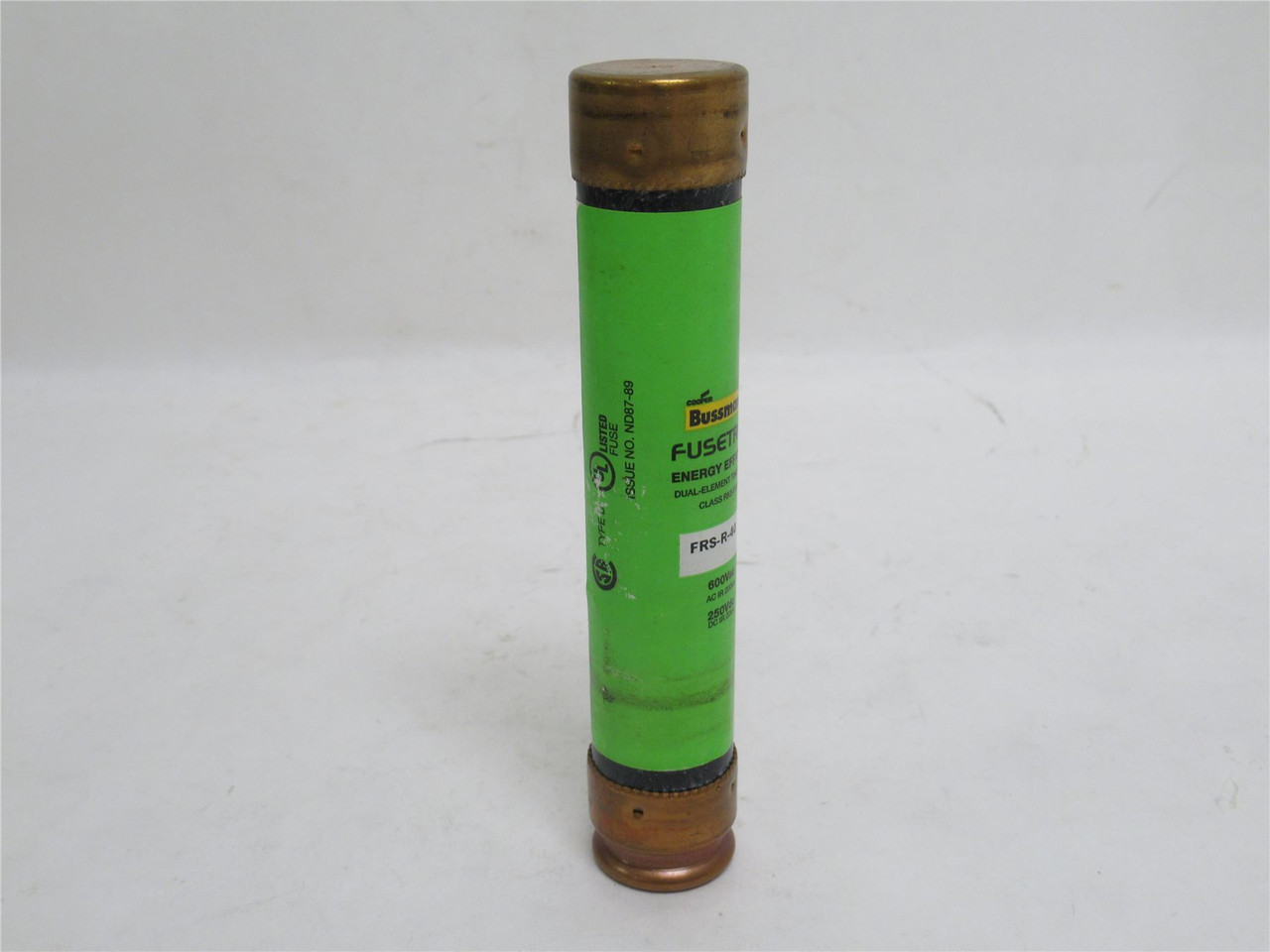 Bussmann FRS-R-40; Dual-Element Time Delay Fuse; 40A; 600VAC