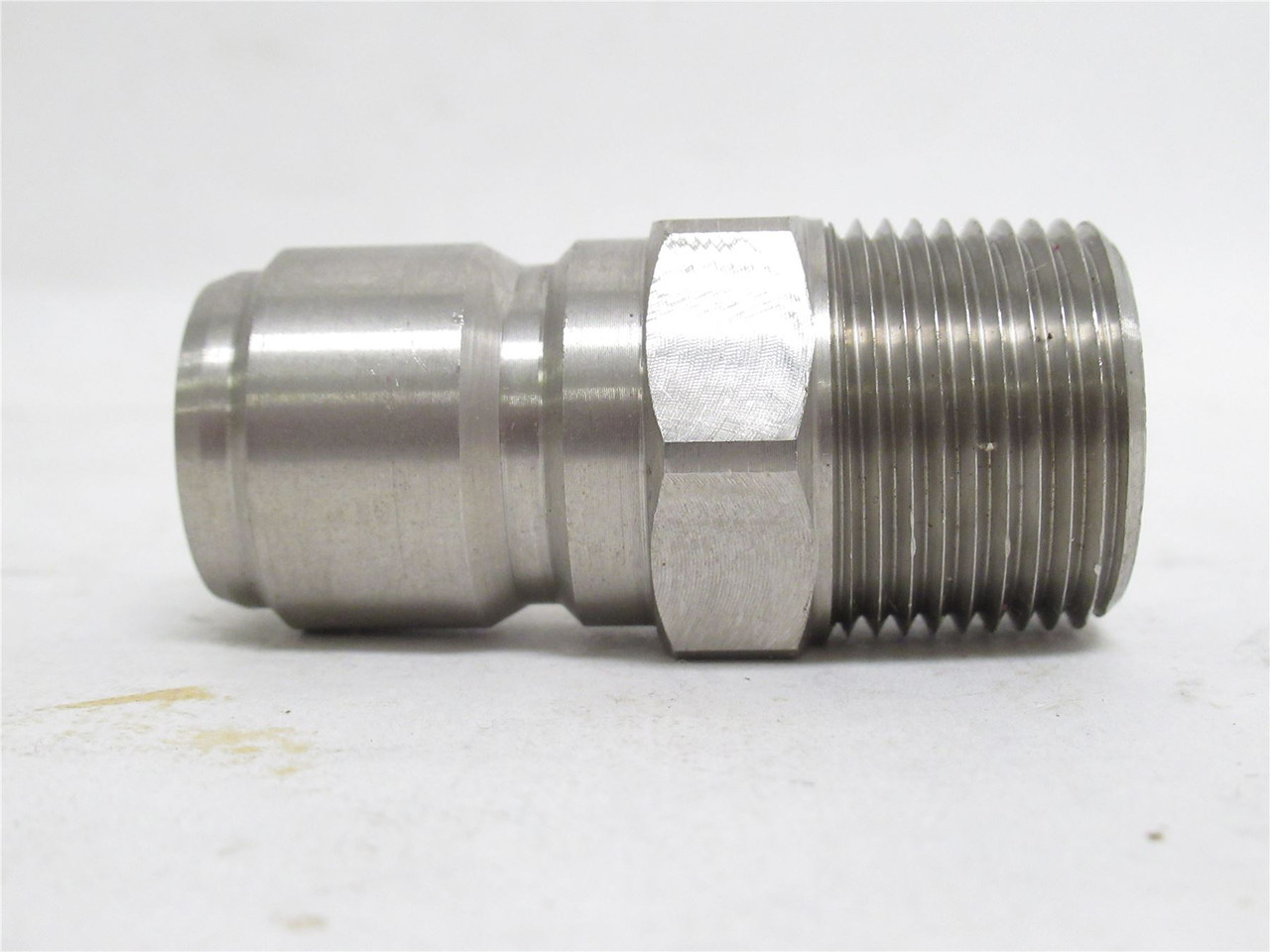 Foster 75MPS; Quick Disconnect Plug; SS; 3/4" Body x 3/4MNPT