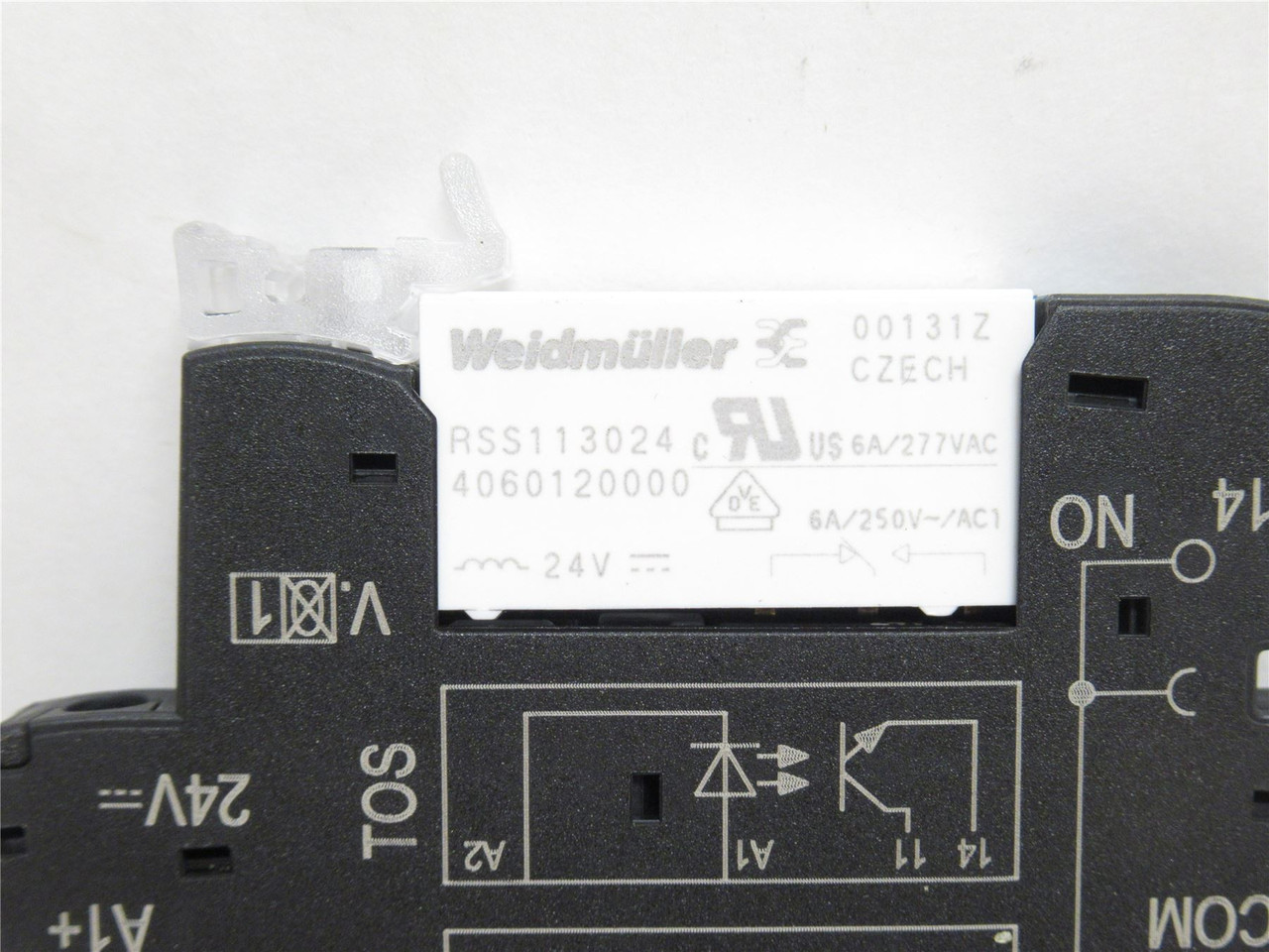 Weidmuller 1122770000; Relay SPDT; 6A; 277VAC; Coil: 24VDC