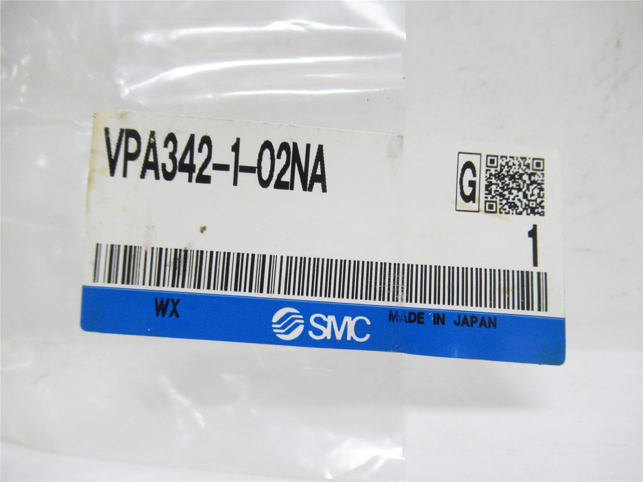 SMC VPA342-1-02NA; poppet Valve; Air Pilot; 0.2-1MPa; 1/4NPT