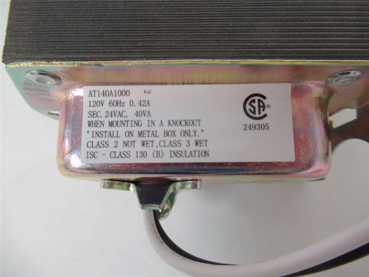 Resideo AT140A1000; Transformer 40 Va Universal Mount120 VAC