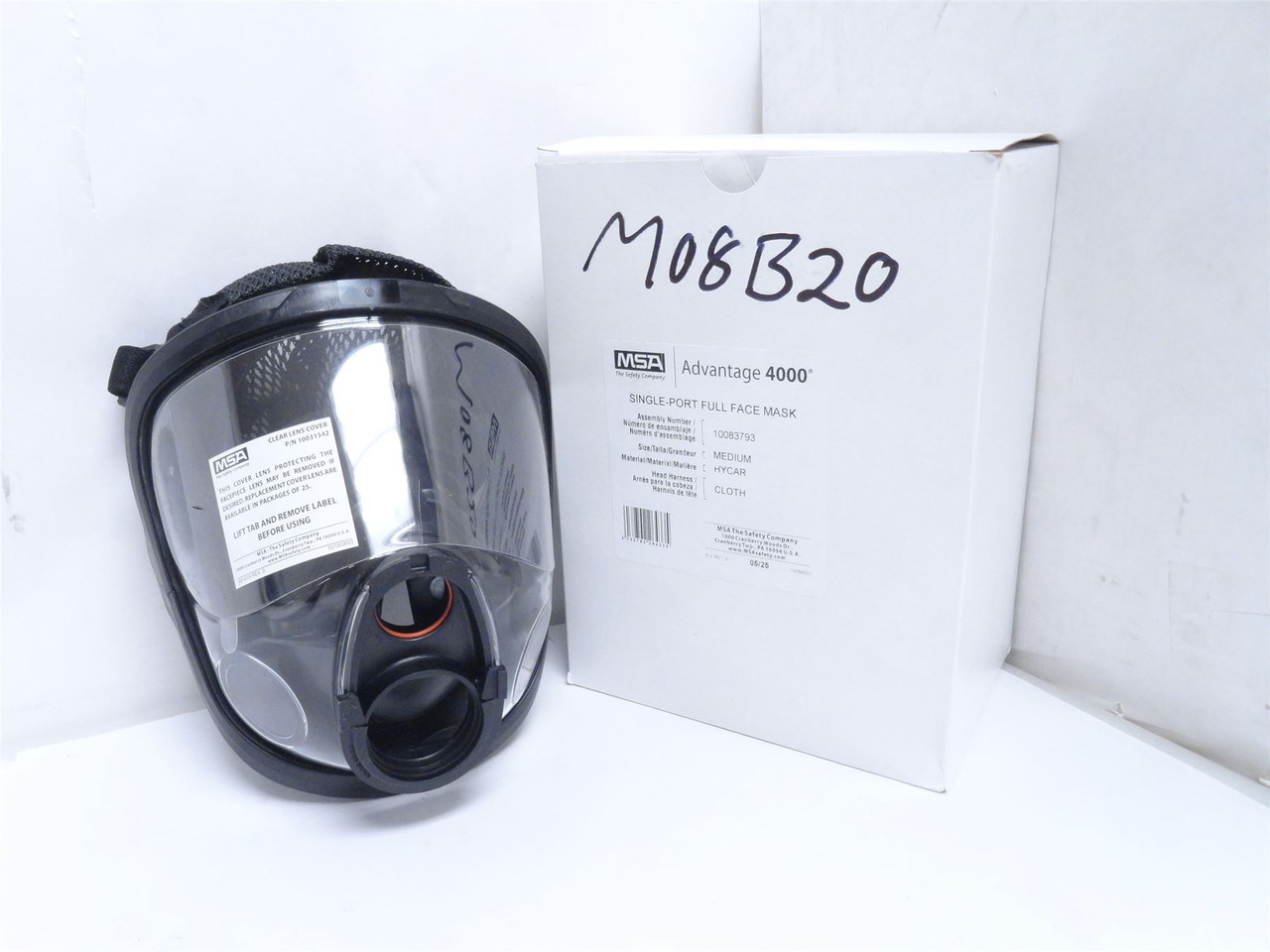 MSA 10083793; Single-Port Full-Facepiece; Size: Medium