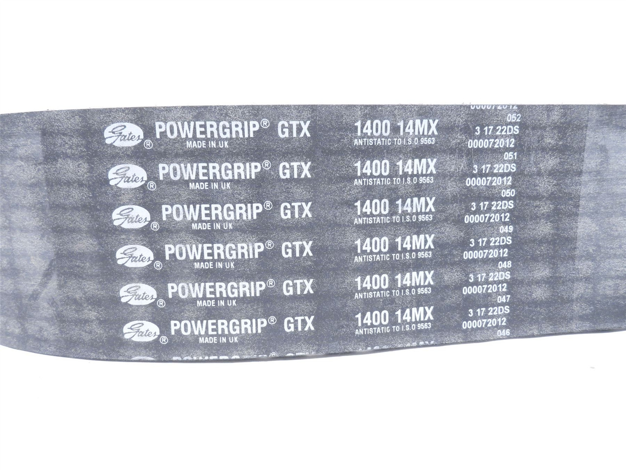 Gates 1400-14MX-68; Gear Belt; 1415mm Long x 68mm Wide