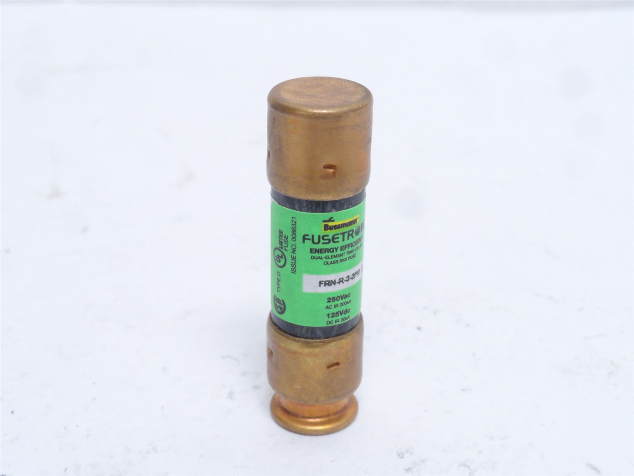 Bussmann FRN-R-3-2/10; Time Delay Fuse 3-2/10A; 250VAC/125VDC