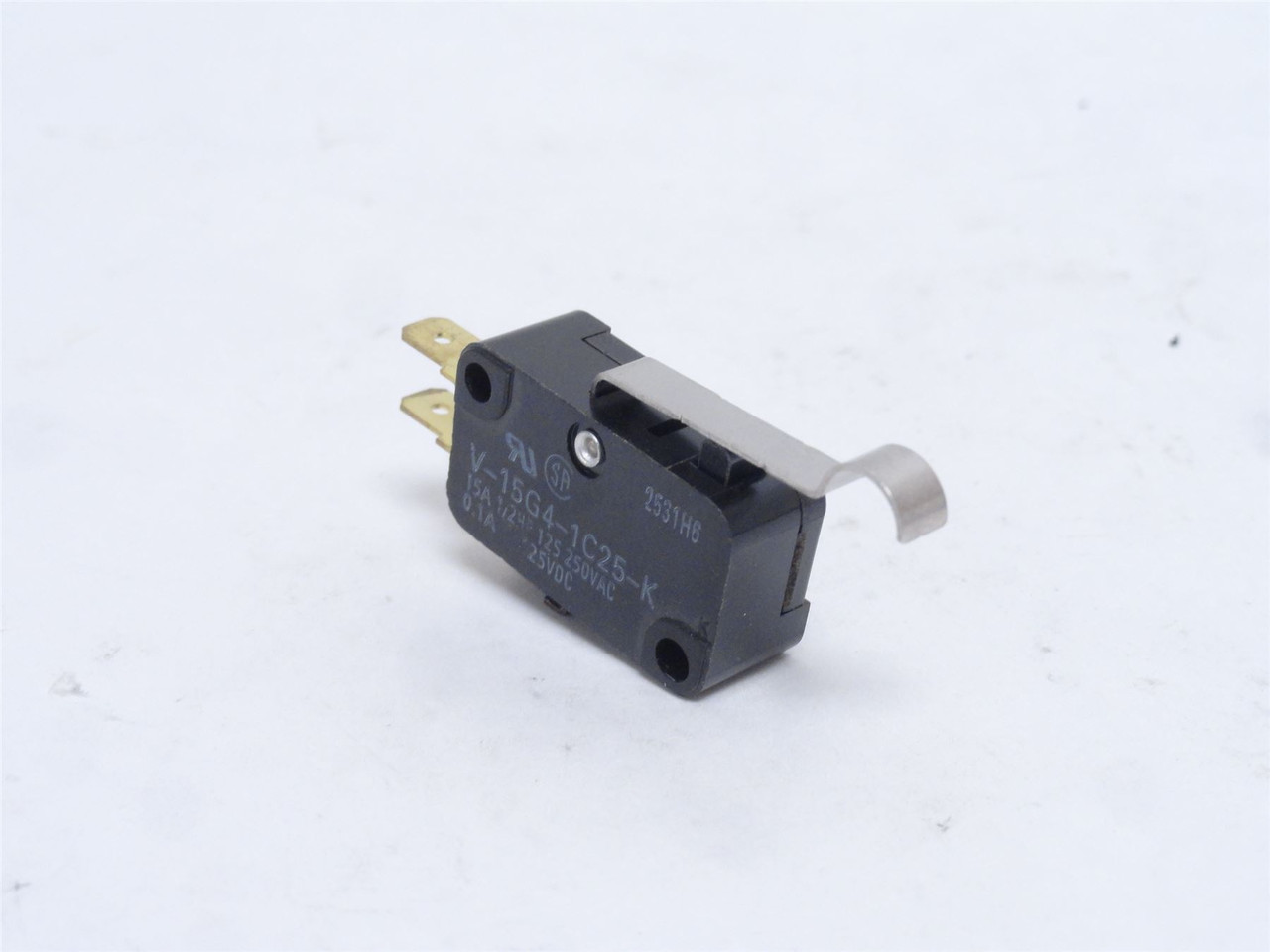 Omron V-15G4-1C25-K; Lot-5; Snap Action Switches; 15A; 250VAC