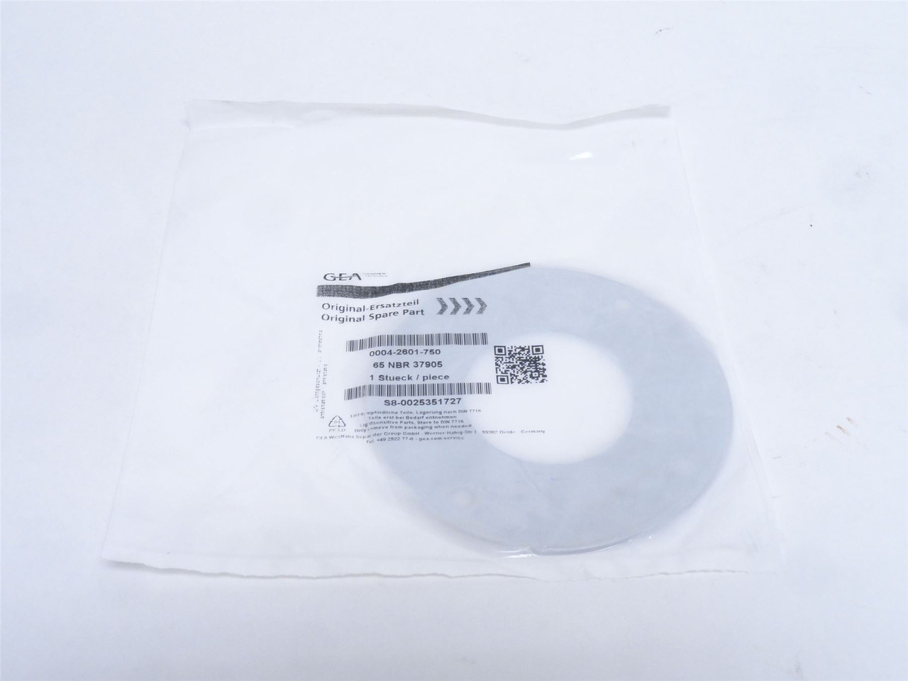 GEA 0004-2601-750; Lot-2; Gaskets; 2-1/4"ID x 4-1/2"OD