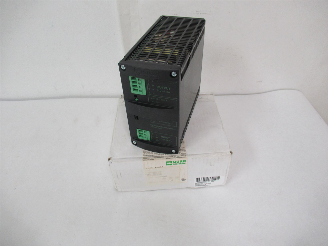 Murr 85085; Power Supply 1-Phase 10A 24VDC 185-265 VAC LED