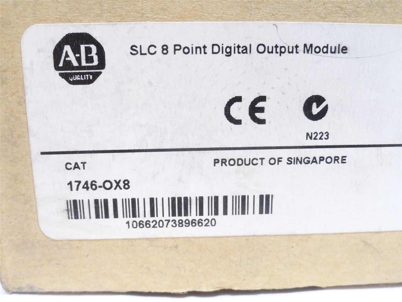 Allen-Bradley 1746-OX8; Output Module; 5A; 265VAC; 8-Point