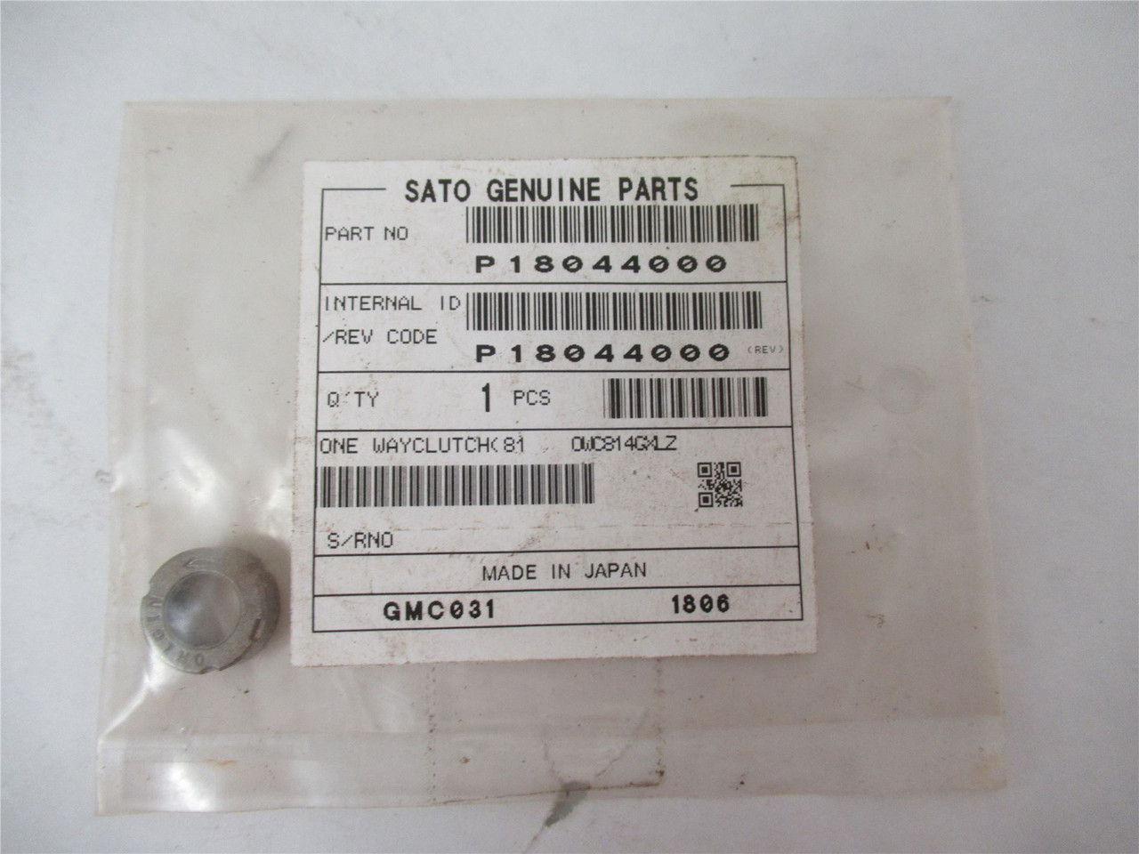 Sato P18044000; Lot-2 One Way Clutch