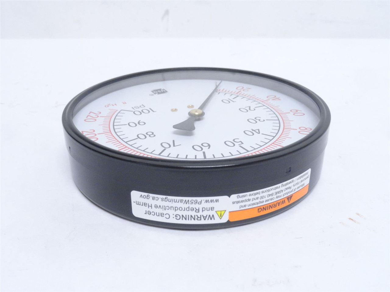 Ametek 011498A; Pressure Gauge; 0-100PSI; 0-220ft/H2O