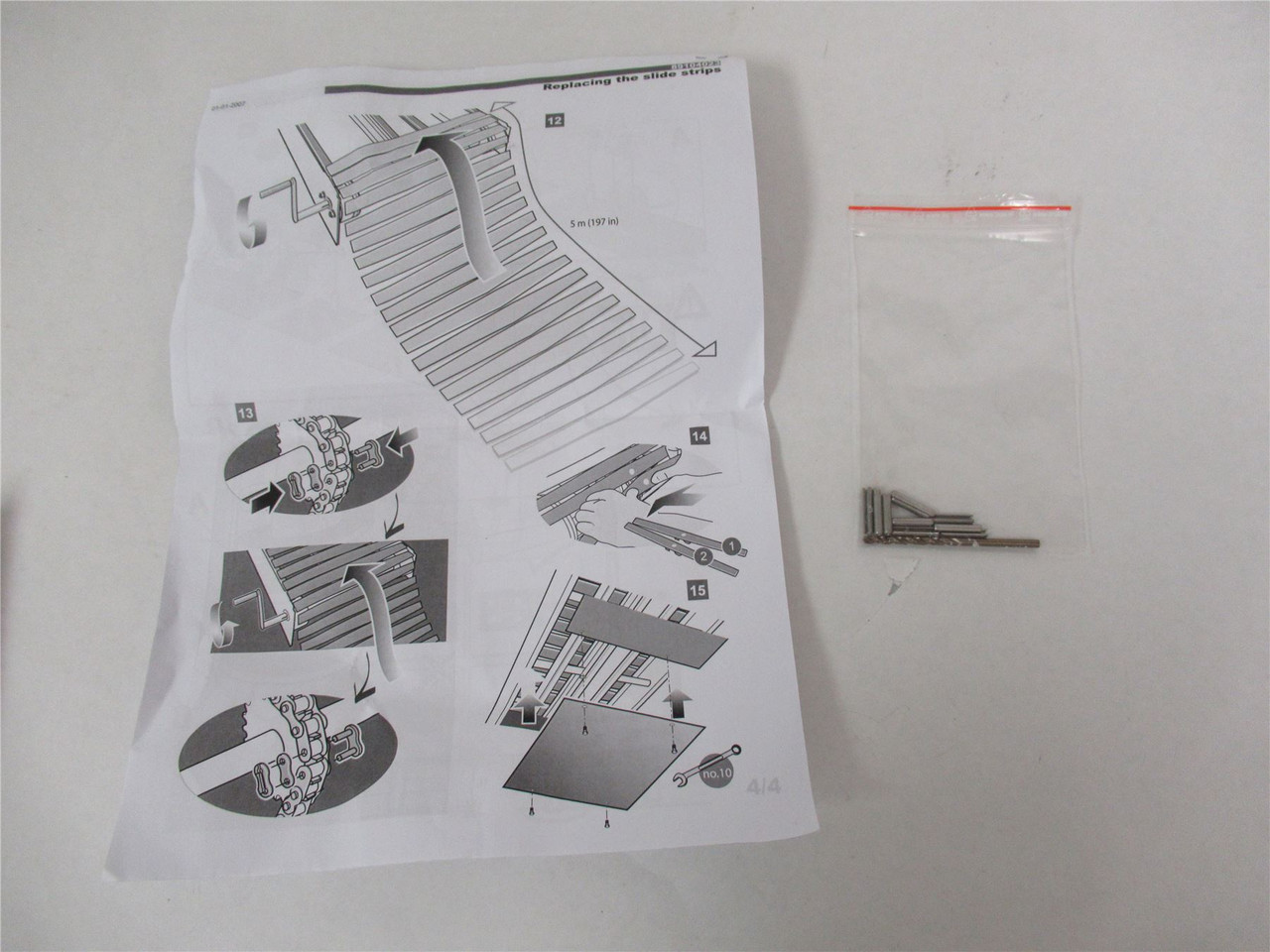 AmbaFlex 30010462SKU; Transition to Track Guide 25x18x200
