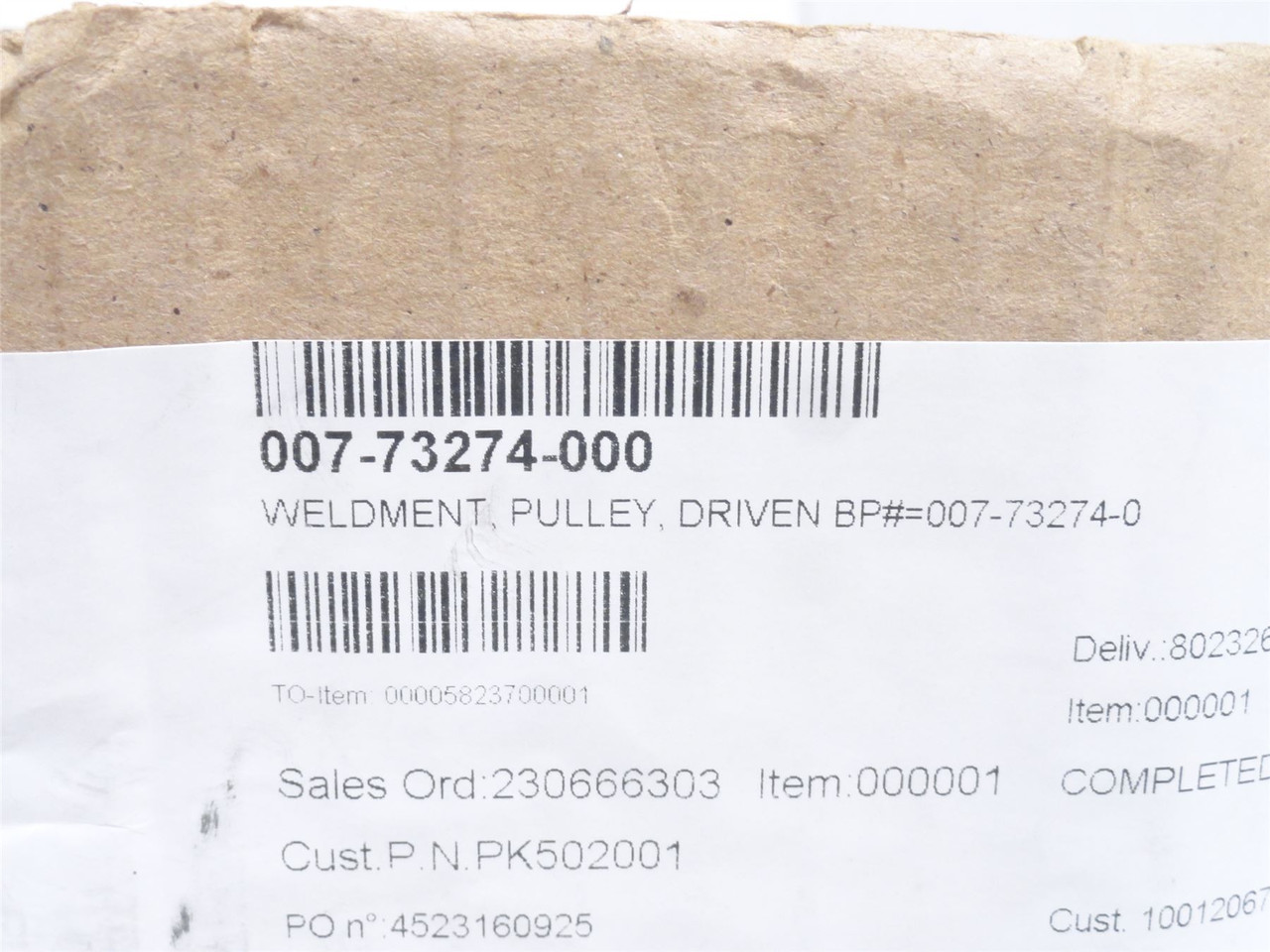 RA Jones 7-73274-0; Weldment Drive Pulley; 1-1/8"ID; 51 Tooth