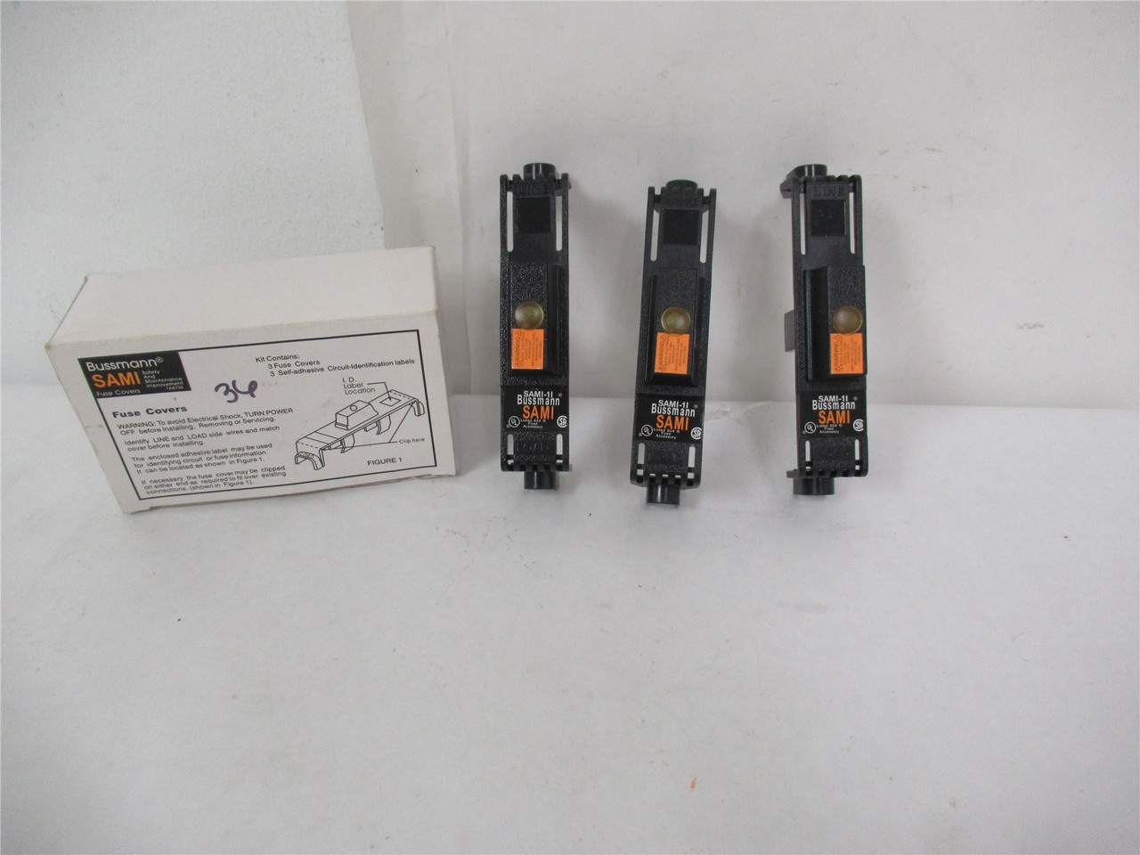 Bussmann SAMI-1I; Lot-3 Dead Front Fuse Cover 60A 600VAC/VDC