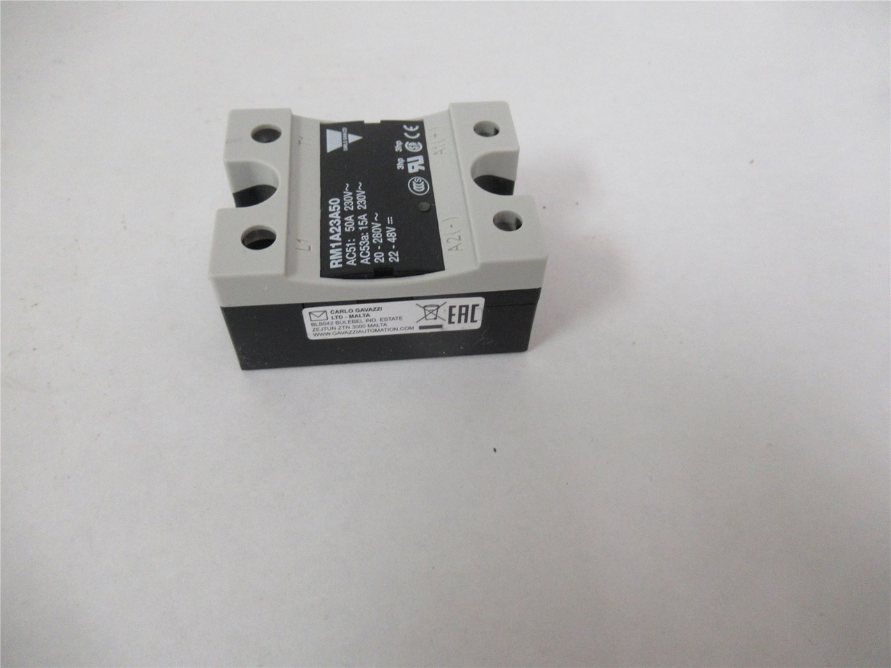 Gavazzi RM1A23A50; Relay AC51: 50A 230VAC