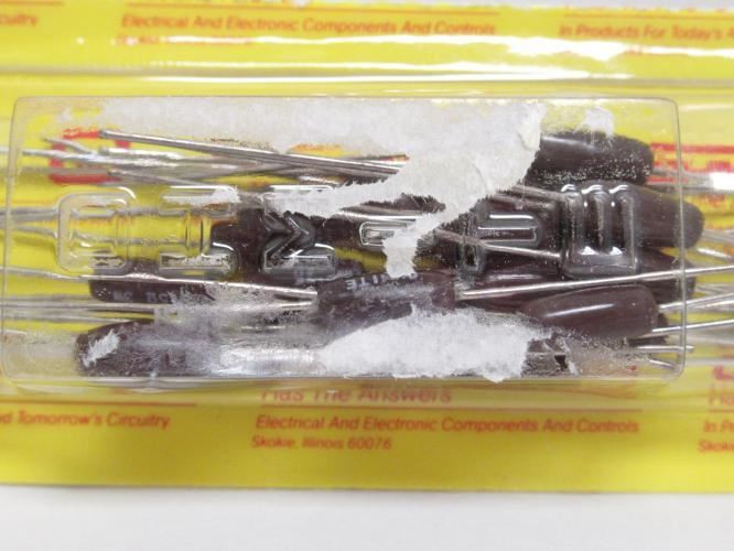 Ohmite 23JR50; Box-25. Wirewound Resistors; 0.5ohms; 3 Watt