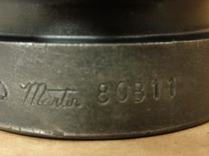 Martin 80B11-1-1/2; Sprocket; 1-1/2" Keyed ID; 11 Teeth;
