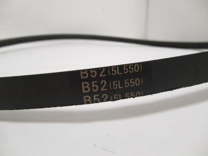 Jason B52; V-Belt 5L550; 55" Long; 0.65" Top Width; Section: B
