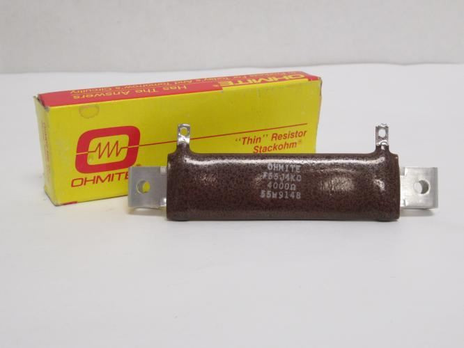 Ohmite F55J4K0; Slim Wirewound Resistor 4 kOhms; 55W