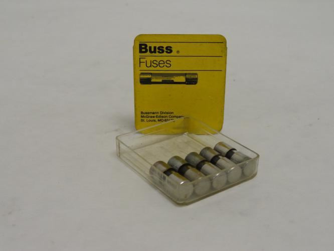 Bussmann AGA 2; Box-5; Fast Acting Glass Fuse 2A; 125VAC