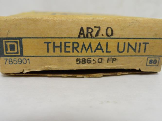 Square D AR7.0; Overload Thermal Unit Ser: AR