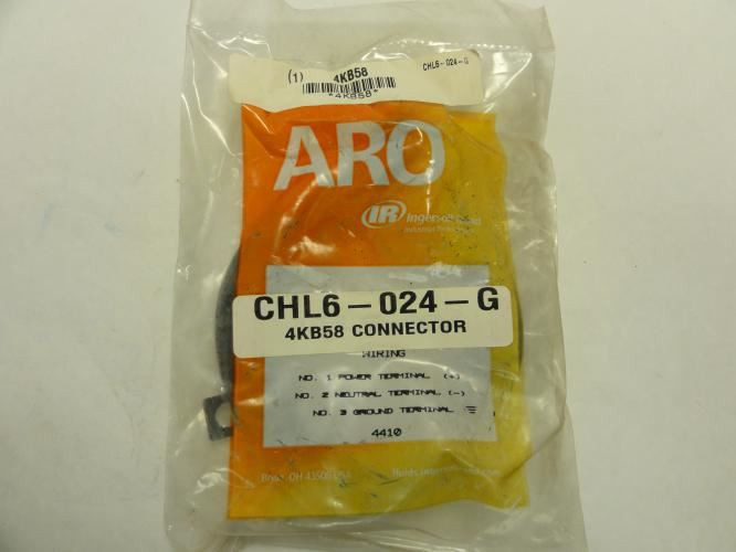 ARO CHL6-024-G; Solenoid Coil Connector; 24VDC