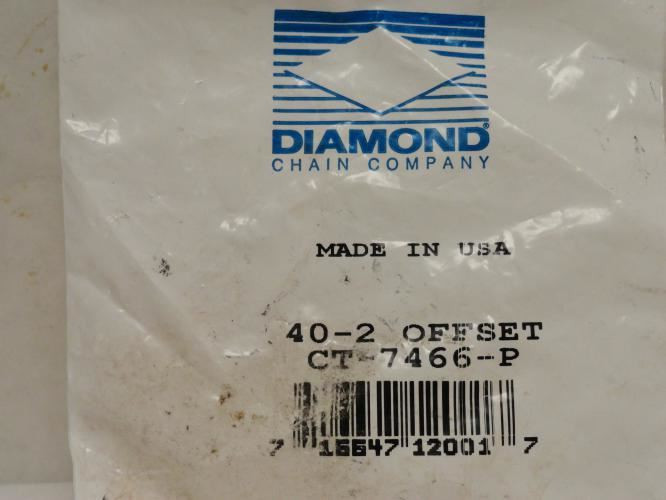 Diamond CT-7466-P; Offset Link; Double Pitch # 40