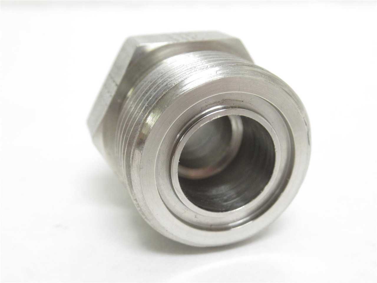 SSP ISST10MST12; Adaptor SS 5/8 Boss x 3/4 ORFS-No Face O-Ring